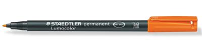 Permanente markeerstift Staedtler Lumocolor 317 M Oranje (10 Stuks)