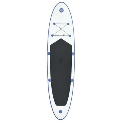 Stand Up Paddleboardset opblaasbaar blauw en wit