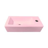 Fontein Best Design Morrano 37x18x9 cm Rechts Mat Roze - thumbnail