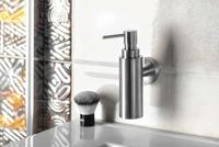 Zeepdispenser Sapho X-Steel Hangend 150 ML Geborsteld RVS - thumbnail