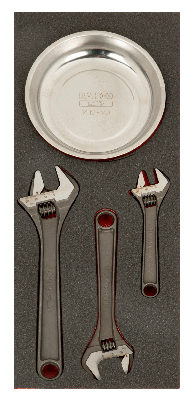 Bahco Foaminlay Fit&Go 1/3 met magnetische schaal en verstelbare moersleutel - 4-delig - retailverpakking - FF1E3011EH