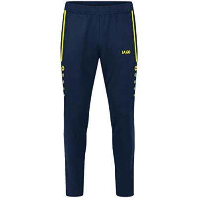 JAKO 8489K Trainingsbroek Allround Kids - Marine/Fluogeel - 116