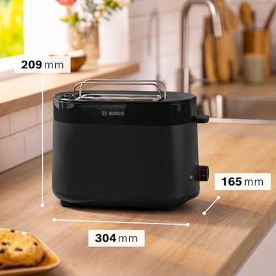 Bosch Kompakt Toaster MyMoment, schwarz Broodrooster Zwart