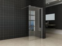 Wiesbaden inloopdouche + muurprofiel 900x2000 10mm NANO glas - thumbnail