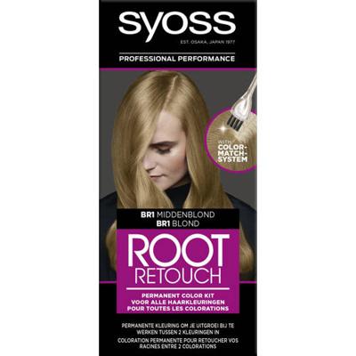 Syoss Syoss Root Retouch Uitgroeiverf - BR1 Midden Blond