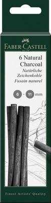 Faber Castell Houtskool Pitt Monochrome - 6-11 mm op blister