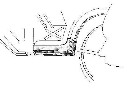 Plaatwerkdeel Lt Transp 75- Onderdorpel 5858301