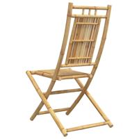 Tuinstoelen 8 st inklapbaar 46x66x99 bamboe - thumbnail