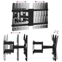 Tv-muurbeugel 37-80 inch scherm 40 kg Max VESA 600x400 mm - thumbnail