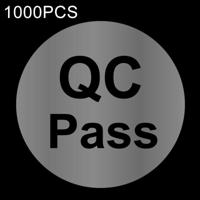 1000 stuks ronde vorm QC Pass sticker QC Pass label (transparant) - thumbnail