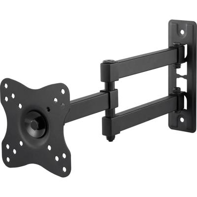 SpeaKa Professional SP-MM-1100 Monitor-wandbeugel Aantal monteerbare displays: 1 Display(s) 25,4 cm (10) - 81,3 cm (32) Zwart Kantelbaar, Zwenkbaar