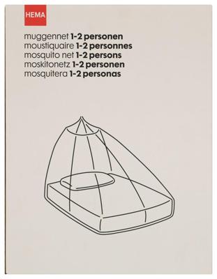 HEMA Muggennet voor 1-2 personen (wit)