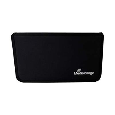 MediaRange CD-tas 48 CDs/DVDs/Blu-rays Nylon Zwart 1 stuk(s) (b x h x d) 28.9 x 4.9 x 16.1 mm BOX51