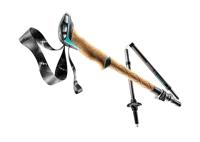 Leki Cressida FX Carbon Wandelstokken Brown-Metallic/Mint - thumbnail
