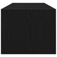 TV-meubel 100x31x25,5 cm spaanplaat zwart eikenkleurig - thumbnail