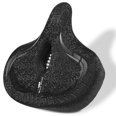 Fietszadel City Elastic Extra breed XXXXL Fietszadel met Gleuf Tegen Zadelpijn Fietszadel City Elastic Extra breed XXXXL Fietszadel met Gleuf Tegen Zadelpijn