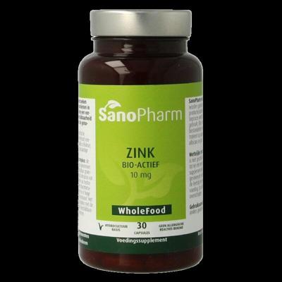 SanoPharm Zink wholefood 30 Capsules