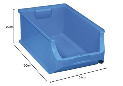 Allit 456216 Zichtbak (b x h x d) 310 x 200 x 500 mm Blauw 1 stuk(s)