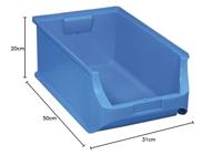 Allit 456216 Zichtbak (b x h x d) 310 x 200 x 500 mm Blauw 1 stuk(s) - thumbnail