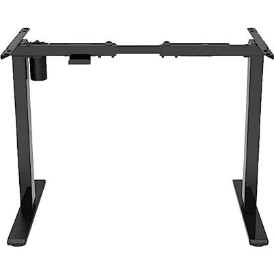 SpeaKa Professional Zit-sta-bureauframe Elektrisch in hoogte verstelbaar Hoogte: 710 tot 1210 mm (b x d) 1040 mm x 600 mm Zwart SP-SDF-501 SP-10108192