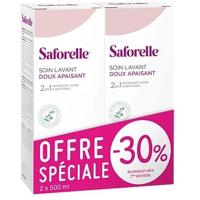 Saforelle Zachte Wasoplossing PromoPack 2x 500ml - thumbnail