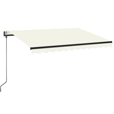 Luifel automatisch uittrekbaar 350x250 cm crèmekleurig