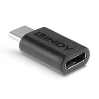 Lindy 41893 tussenstuk voor kabels USB 3.2 Type C Zwart - thumbnail