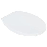 Toilet verhoogd 7 cm soft-close randloos keramiek wit - thumbnail