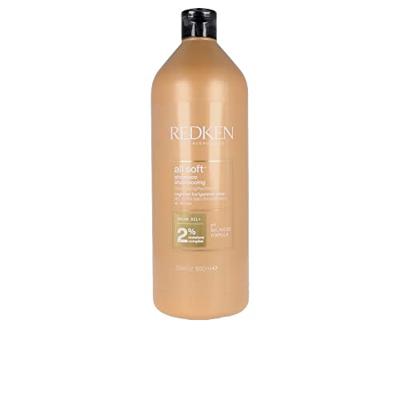 Redken All Soft Shampoo 1000ml - Hydrateert & Verzacht Droog Haar