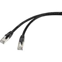 Renkforce RF-4538206 RJ45 Netwerkkabel, patchkabel CAT 6A S/FTP 75.00 m Zwart Geschikt voor buiten 1 stuk(s) - thumbnail
