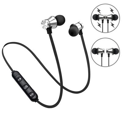XT11 magnetische in-ear draadloze Bluetooth V 4.2 oortelefoon voor iPad iPhone Galaxy Huawei Xiaomi LG HTC en andere smartphones (zilver)