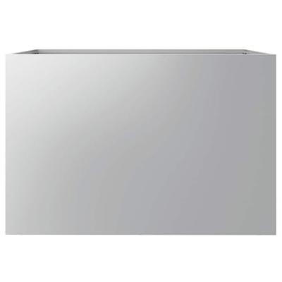 Plantenbak 62x40x39 cm gegalvaniseerd staal zilverkleurig Plantenbak 62x40x39 cm gegalvaniseerd staal zilverkleurig