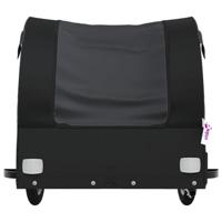 Fietstrailer 45 kg ijzer zwart - thumbnail