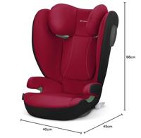 Autostoel - CYBEX - Solution B3 i-fix - Dynamisch - Groep 2/3 - Liggend - Rood - thumbnail