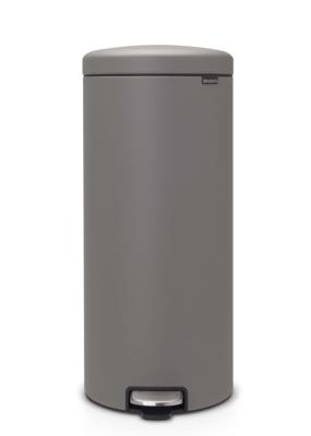 Brabantia pedaalemmer Newlcon 30 liter mineral concrete grey