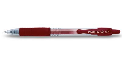 Pilot G-2-07 Plus roller, medium, bordeaux
