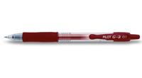 Pilot G-2-07 Plus roller, medium, bordeaux - thumbnail