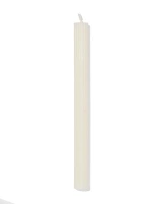 HEMA Huishoudkaars Ø2.2x24cm reliëf ivoor (ivoor)