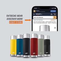 Esbit Sculptor Thermosfles - 1L - Bordeaux Rood - RVS - 2 Bekers - thumbnail