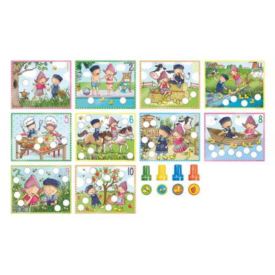 Bambolino Toys Fien & teun educatieve stempelset