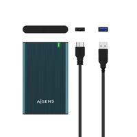 Behuizing voor Harde Schijf Aisens ASE-2525PB Blauw Marineblauw 2,5" - thumbnail