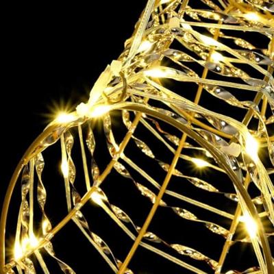 Rendier trek slede Warmwit 60 cm PET