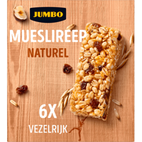 Jumbo Mueslireep Naturel 6 Stuks - thumbnail