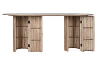 Eettafel Home ESPRIT Natuurlijk Paulownia hout Hout MDF 180 x 90 x 75 cm - thumbnail