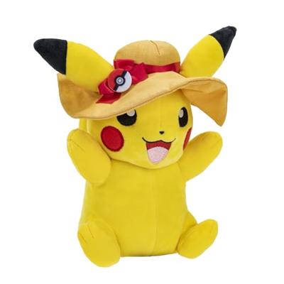 Pokemon Pluche - Pikachu with Summer Hat