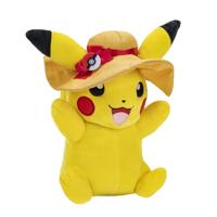 Pokemon Pluche - Pikachu with Summer Hat - thumbnail
