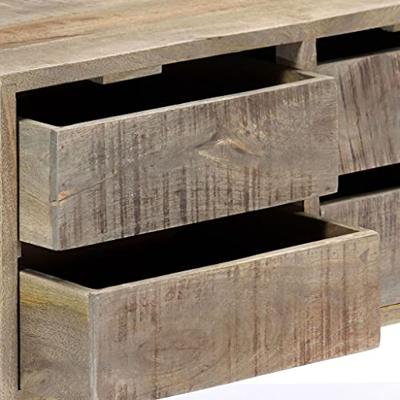 Dressoir 140x30x60 cm massief mangohout