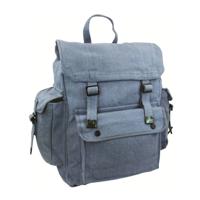 Highlander rugzak Retro 16,5 liter katoen blauw - thumbnail