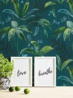 Architects Paper Jungle Chic blauw behang | 377044 - thumbnail