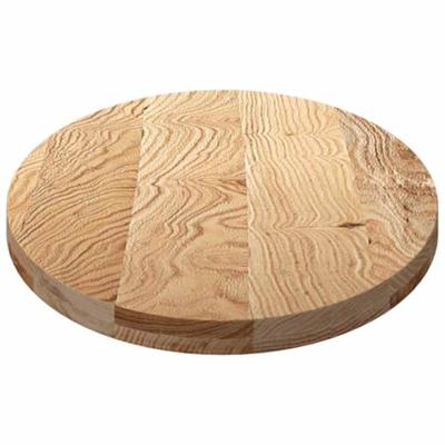 Tafelblad 120x60x4 cm ovaal massief eikenhout